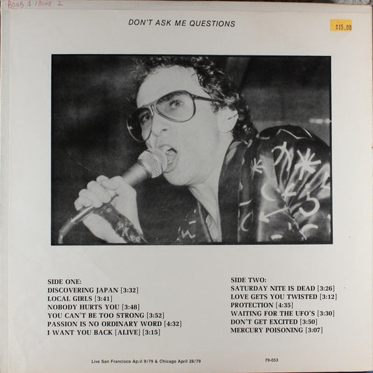 Graham Parker - Don't Ask Me Questions LP