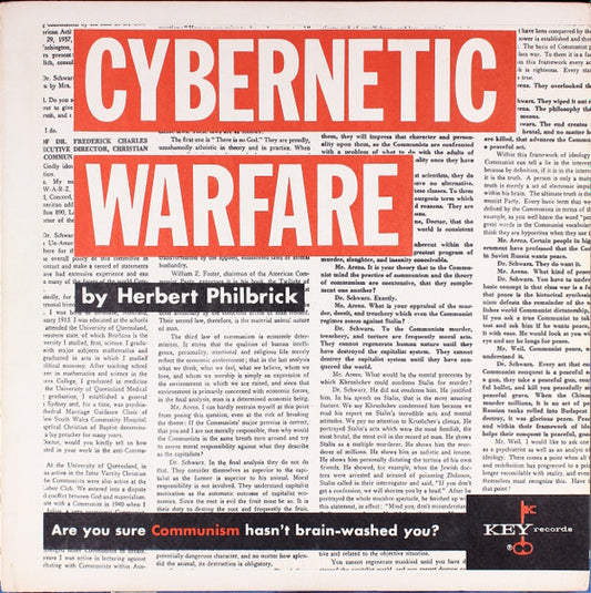 Herbert Philbrick – Cybernetic Warfare LP