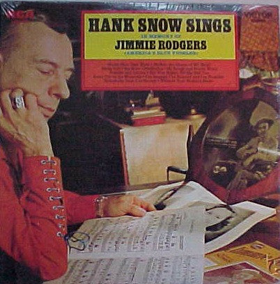 Hank Snow - Sings In Memory Of Jimmie Rodgers LP