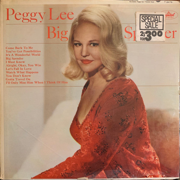 Peggy Lee – Big Spender LP