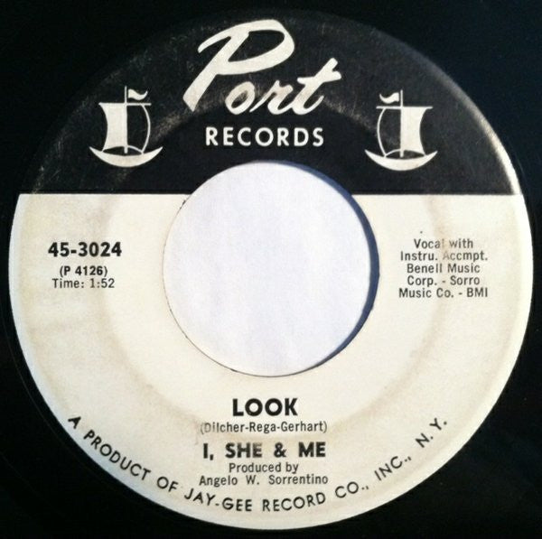 I, She & Me – Look / McDougal Street 7"