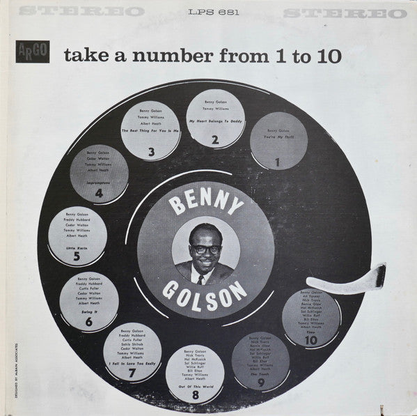 Benny Golson – Take A Number From 1 To 10 (70s pressing) LP