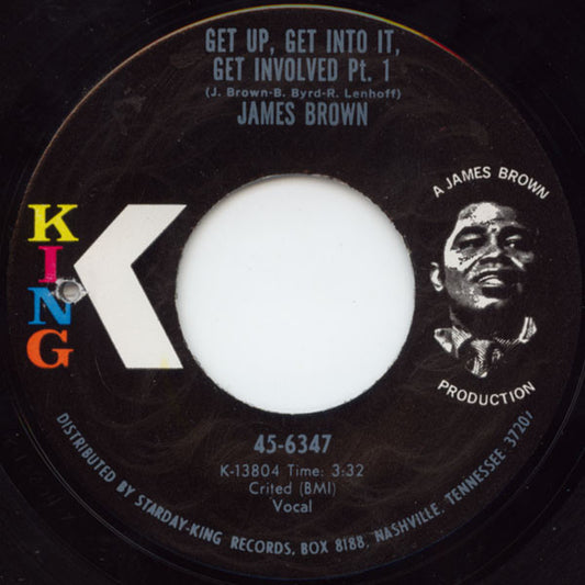 James Brown – Get Up, Get Into It, Get Involved 7"