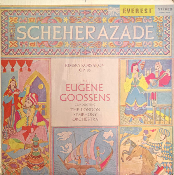 Rimsky-Korsakov - Sir Eugene Goossens, The London Symphony Orchestra – Scheherazade (Symphonic Suite After "The Thousand Nights And A Night"), Op.35 LP