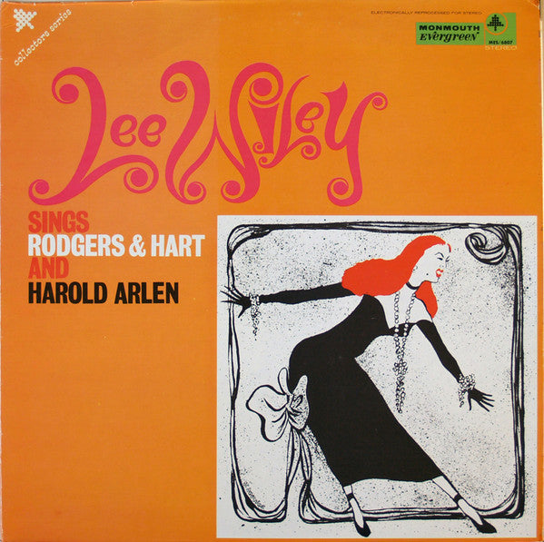 Lee Wiley, Rodgers & Hart, Harold Arlen – Lee Wiley Sings Rodgers & Hart And Harold Arlen LP