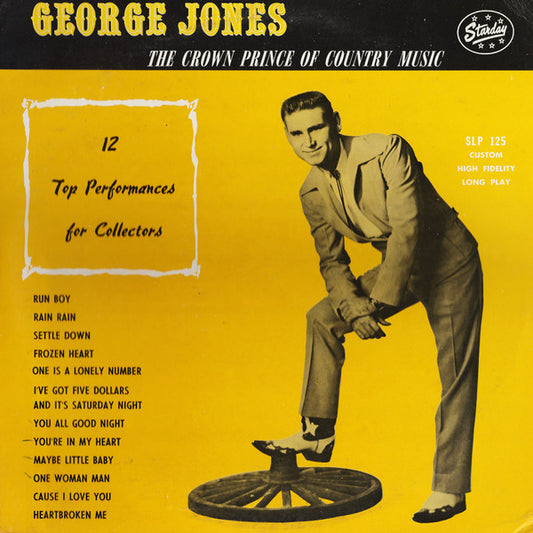 George Jones - The Crown Prince Of Country Music (1960 mono pressing) LP