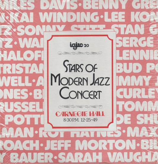Various Artists – Stars Of Modern Jazz Concert - Carnegie Hall Christmas 1949