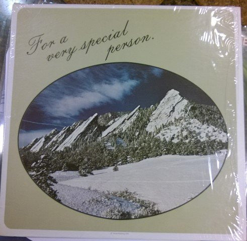 Fred Shelton ‎– For A Very Special Person LP