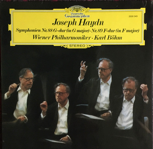 Haydn / Wiener Philharmoniker - Symphonien Nr. 88 G-dur LP