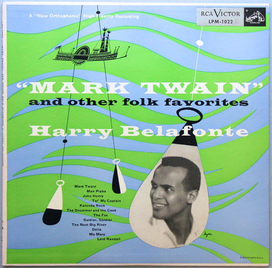 Harry Belafonte – "Mark Twain" And Other Folk Favorites LP