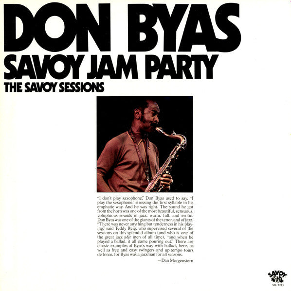 Don Byas – Savoy Jam Party 2LP