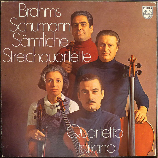 Brahms, Schumann / Quartetto Italiano – Sämtliche Streichquartette 3LP