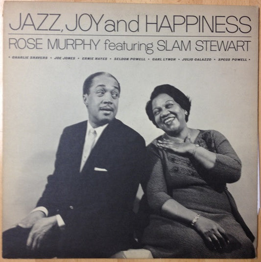 Rose Murphy / Slam Stewart – Jazz, Joy And Happiness LP