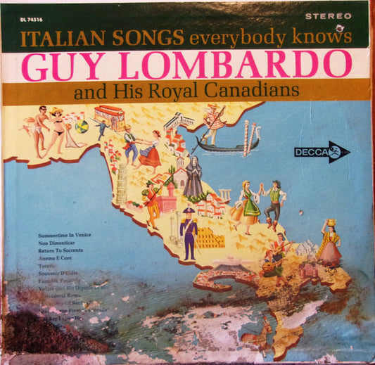 Guy Lombardo And His Royal Canadians – Italian Songs Everybody Knows LP