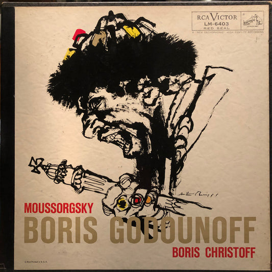 Moussorgsky - Boris Godounoff 4LP