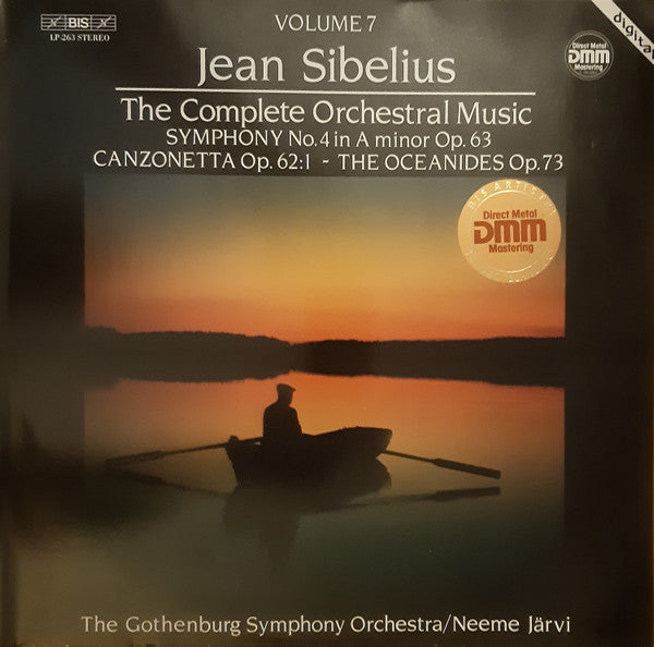 Jean Sibelius - Symphony No. 4 In A Minor Op. 63 / Canzonetta Op. 62:1 - The Oceanides Op. 73 LP