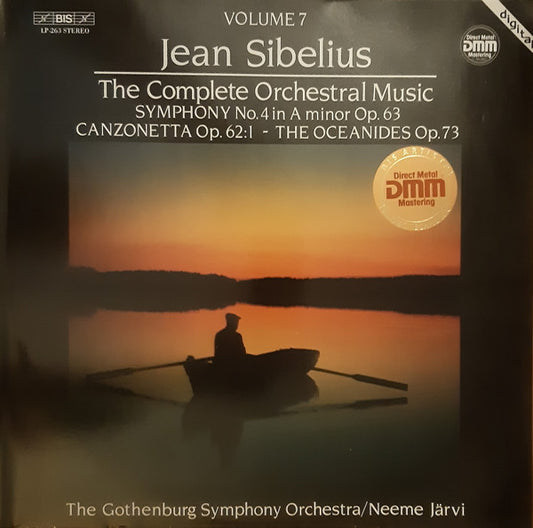 Jean Sibelius - Symphony No. 4 In A Minor Op. 63 / Canzonetta Op. 62:1 - The Oceanides Op. 73 LP