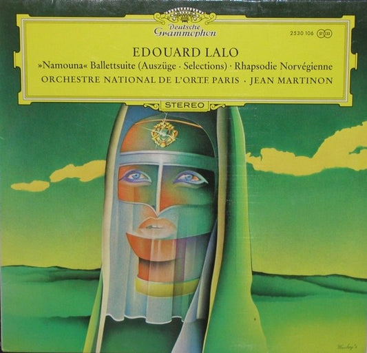 Edouard Lalo - Orchestre National De L'ORTF, Jean Martinon – »Namouna« Ballettsuite (Auszüge • Selections) • Rhapsodie Norvégienne LP