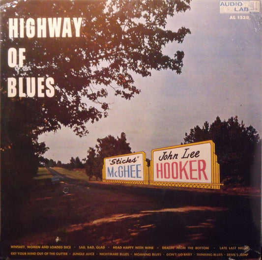 "Sticks" McGhee & John Lee Hooker – Highway Of Blues (reissue) LP