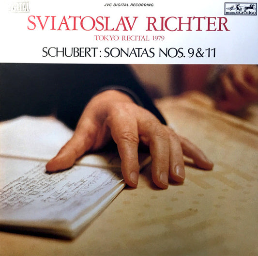 Schubert, Sviatoslav Richter – Sonatas Nos. 9 & 11 - Tokyo Recital 1979 LP (German Pressing)