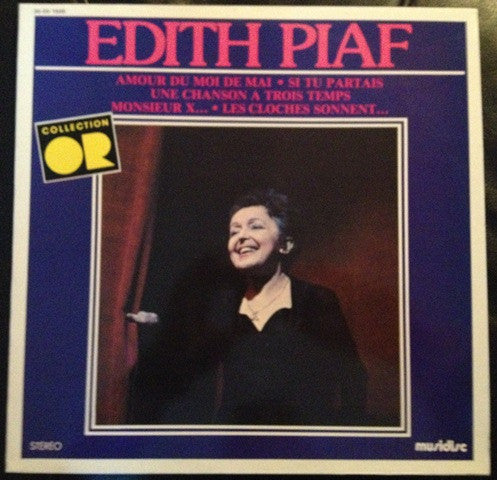 Edith Piaf – Edith Piaf (Musidisc) LP