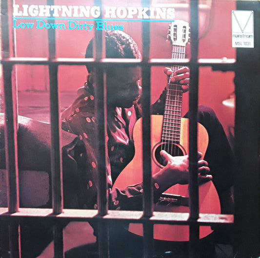 Lightnin' Hopkins – Low Down Dirty Blues ( White Label Promo) LP