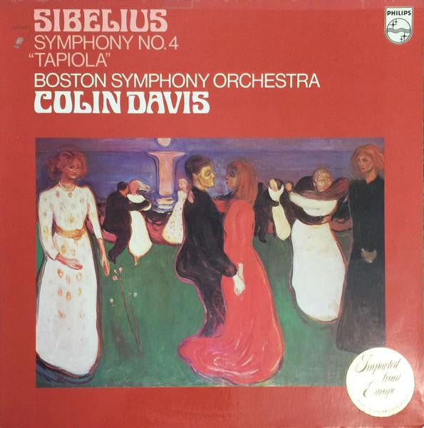 Sibelius / Colin Davis – Symphony No. 4 / "Tapiola" LP