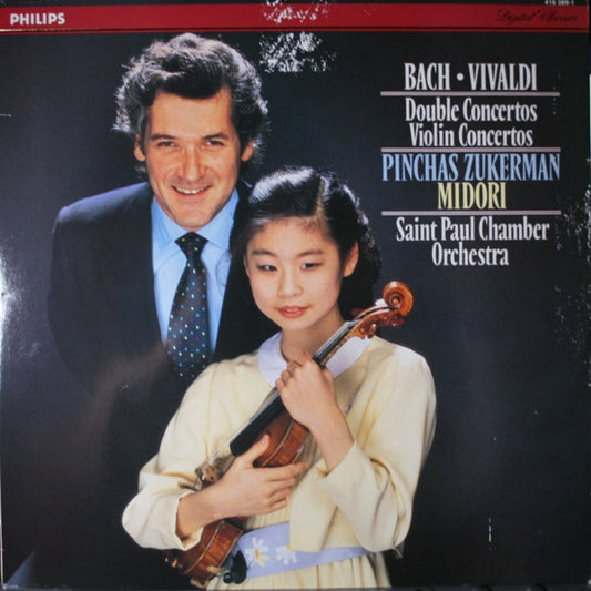 Bach, Vivaldi, Pinchas Zukerman, Midori, Saint Paul Chamber Orchestra – Double Concertos Violin Concertos LP