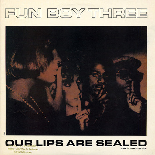 Fun Boy Three – Our Lips Are Sealed (Special Remix Version) PROMO 12"