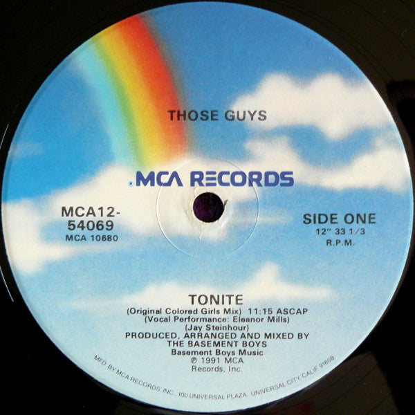 Those Guys - Tonite 12"