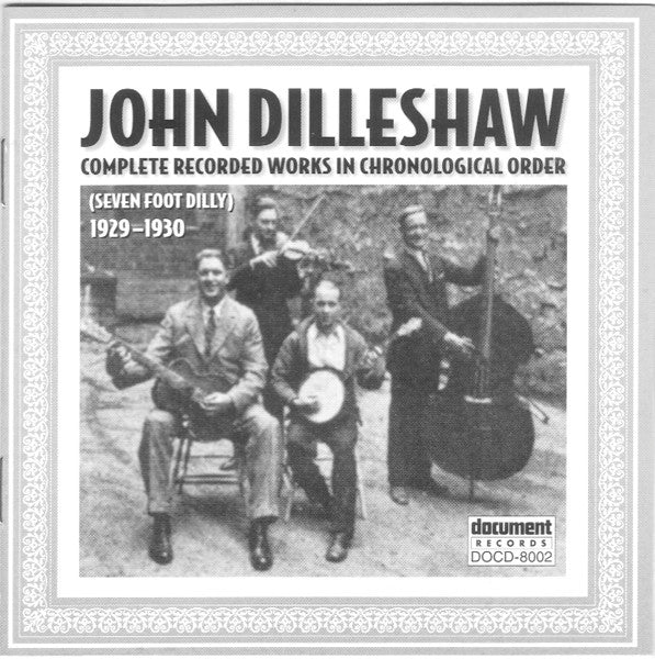 John Dilleshaw – Complete Recorded Works In Chronological Order (1929-1930) CD