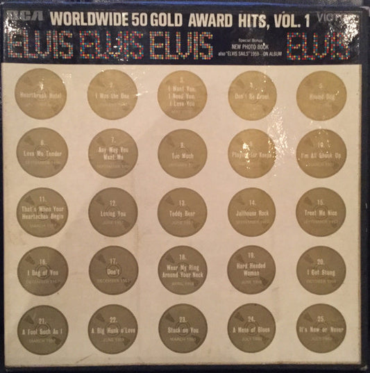 Elvis – Worldwide 50 Gold Award Hits, Vol. 1 4LP