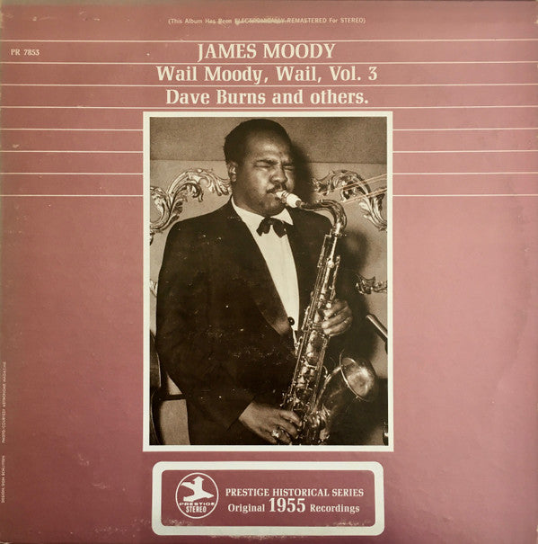 James Moody ‎– Wail Moody, Wail, Vol. 3 LP