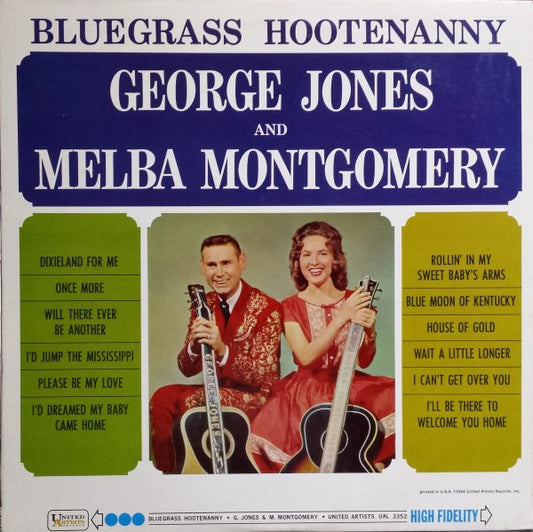 George Jones And Melba Montgomery – Bluegrass Hootenanny LP