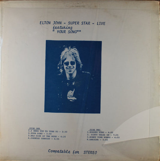 Elton John - Super Star Live LP