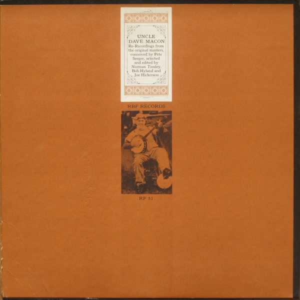 Uncle Dave Macon – Uncle Dave Macon LP