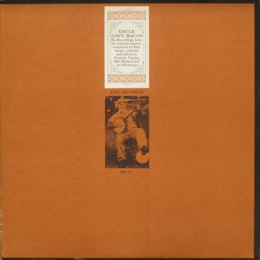 Uncle Dave Macon – Uncle Dave Macon LP