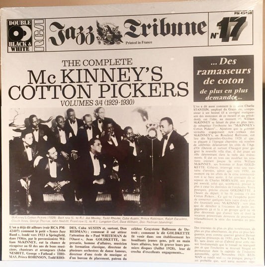 McKinney's Cotton Pickers – The Complete McKinney's Cotton Pickers Volumes 3/4 (1929-1930) 2LP