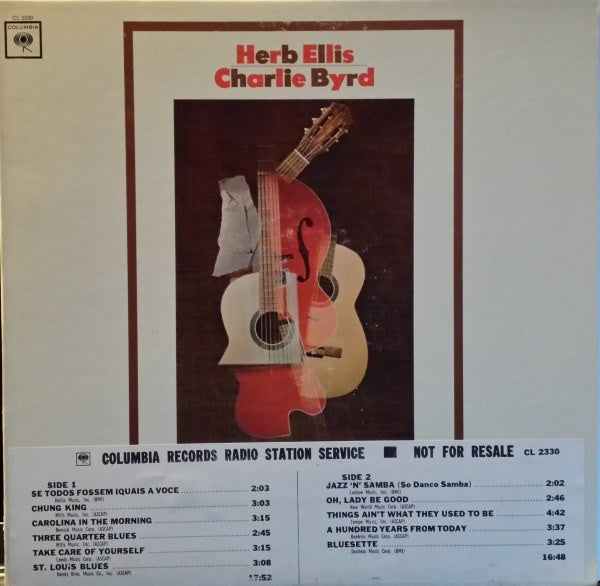 Herb Ellis / Charlie Byrd – Guitar - Guitar (Promo) LP