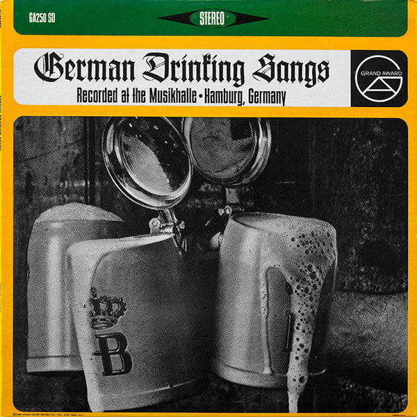 Various – German Drinking Songs LP