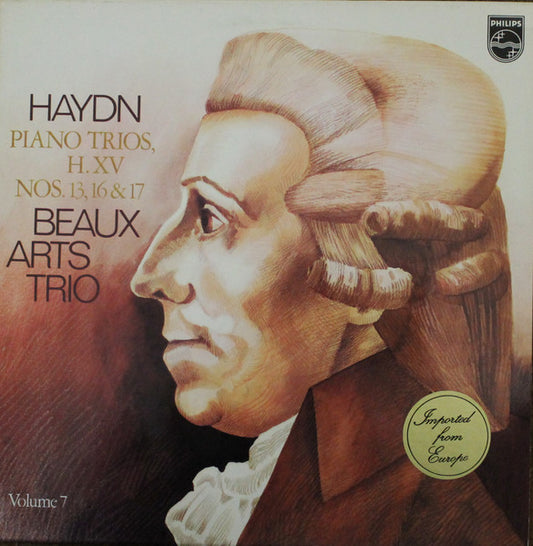 Haydn, Beaux Arts Trio – Piano Trios, H. XV Nos. 13, 16 & 17 (Volume 7) LP