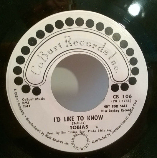 Tobias - I'd Like To Know / Swallow Swallow 7"