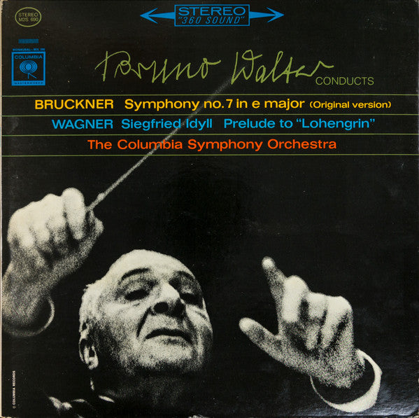 Bruckner / Wagner, Bruno Walter - Symphony No. 7 in E Major / Siegfried Idyll 2LP