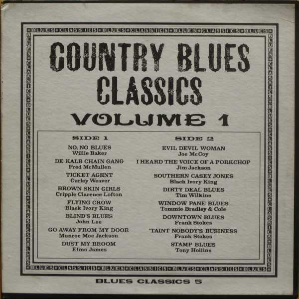 Various – Country Blues Classics Volume 1 LP