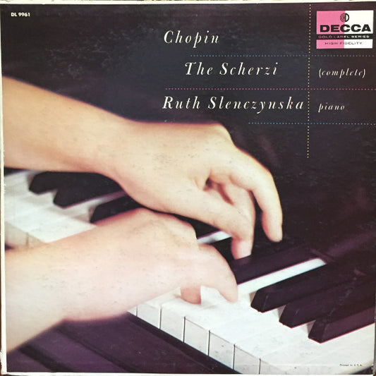 Chopin / Ruth Slenczynska - The Scherzi LP