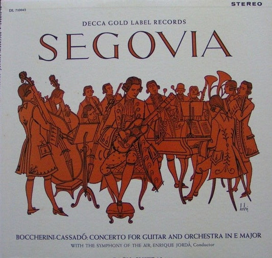 Segovia / Bach – Concerto For Guitar And Orchestra In E Major / Bach Suite No.3 LP