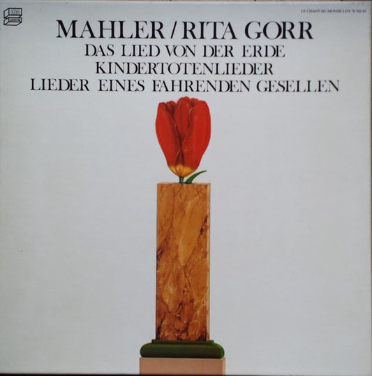 Gustav Mahler, Hector Berlioz, Richard Wagner, Rita Gorr – Das Lied Von Der Erde - Kindertotenlieder - Lieder Eines Fahrenden Gesellen 2LP Boxset