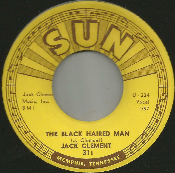Jack Clement – The Black Haired Man / Wrong 7"
