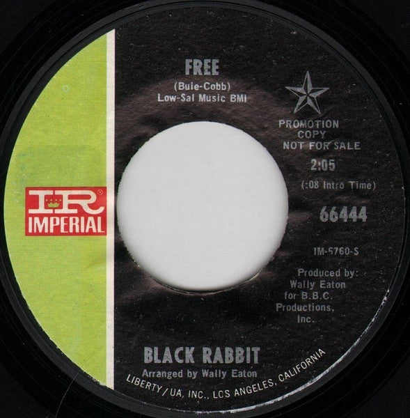 Black Rabbit – Free / For A Little Of Her Sunshine (Promo) 7"