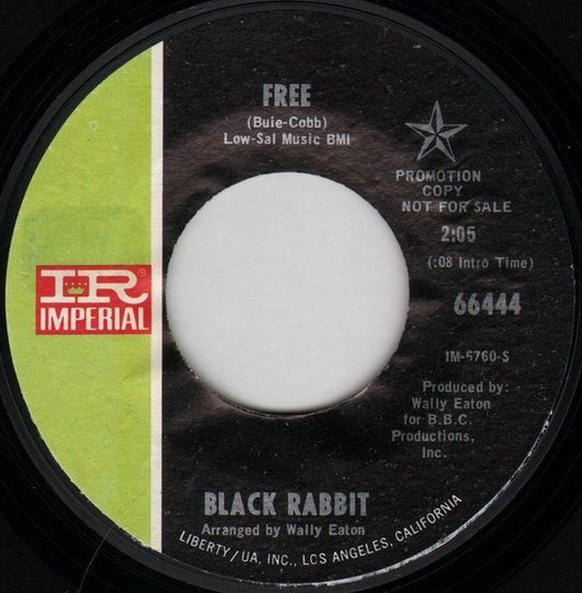 Black Rabbit – Free / For A Little Of Her Sunshine (Promo) 7"